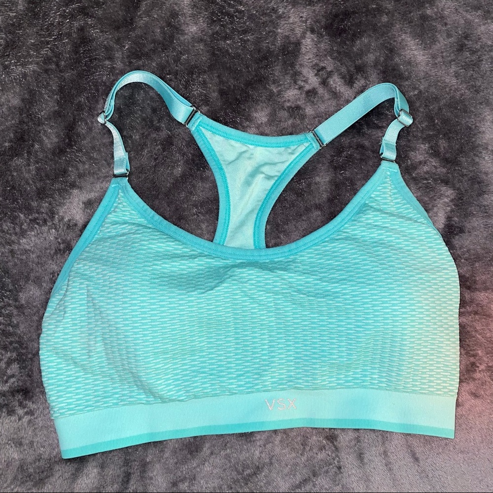 Victoria's Secret Teal Blue Racerback Sports Bra